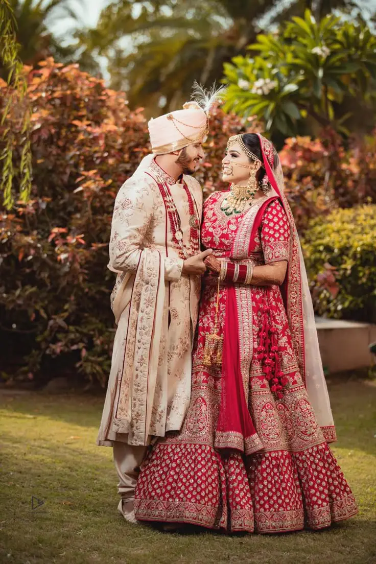 Candid bride and groom portrait by the best wedding photographer in Dehradun