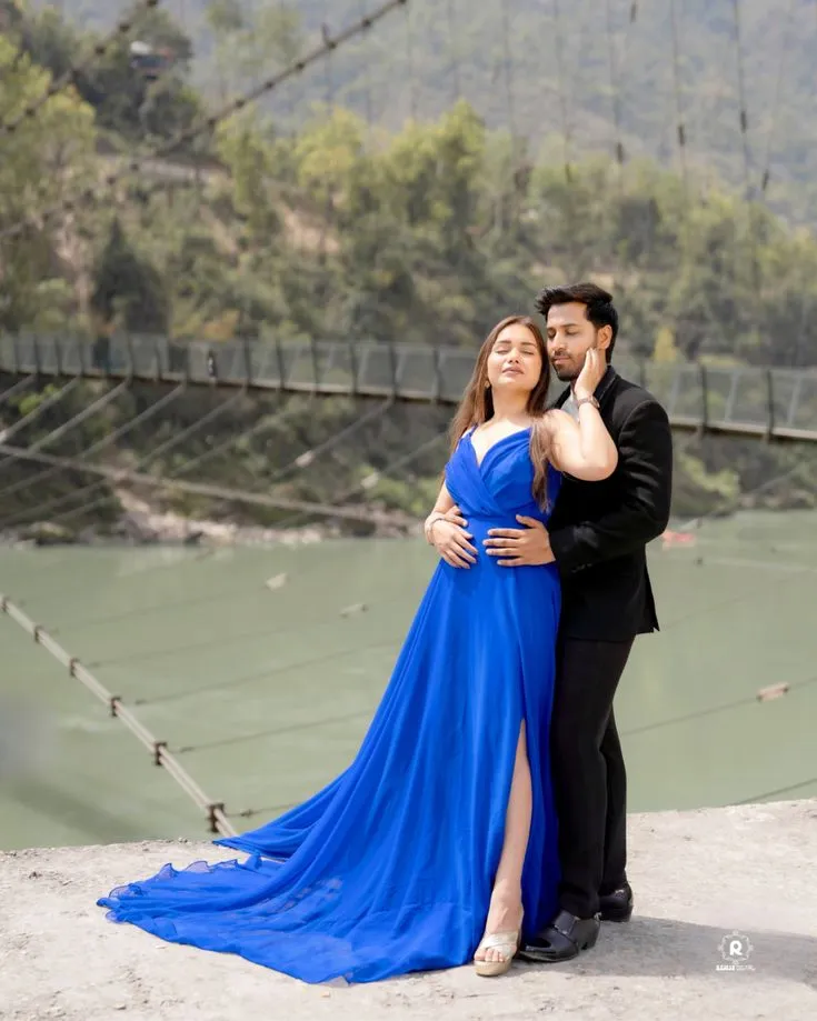 Pre-wedding shoot at a Mussoorie location near Dehradun